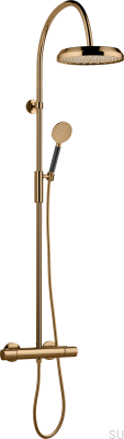 Conjunto de chuveiro ARM5300-150 Latão polido, sem pintura