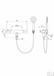 9426650--Bateria wannowa ścienna termostatyczna ARM026-150 Mosiężna Miodowe Złoto-Tapwell-Skandynawskie-Uchwyty_2