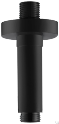 Braço de chuveiro de teto FL271-085 Latão Preto Mate