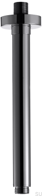 Braço de chuveiro de teto FL271-200 Latão Preto Cromado