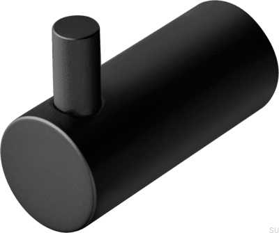 Cabide de parede TA242 Latão Preto Mate (2 peças)