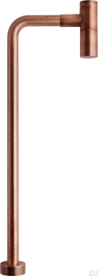 Sifão para lavatório com tubo tipo L XA100 Cobre escovado sem pintura