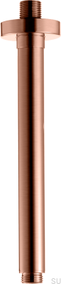 Braço de chuveiro de teto FL271-200 Cobre escovado, sem pintura