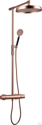 Conjunto de chuveiro ARM300-150 Cobre escovado sem pintura
