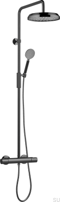 Conjunto de chuveiro em latão preto cromado ARM5200-150 