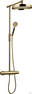 Conjunto de chuveiro de latão dourado mel ARM300-150