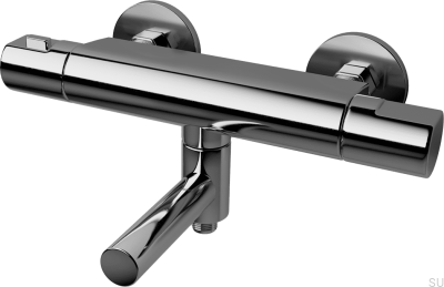 Torneira termostática para banheira de parede ARM022-150 Latão cromado