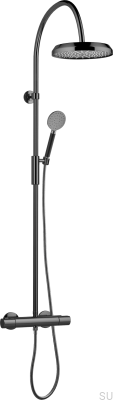Conjunto de chuveiro em latão preto cromado ARM5300-150