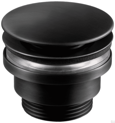 Tomada universal para lavatório 68400 latão preto fosco
