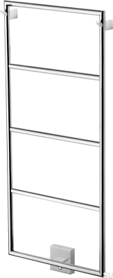 Radiador de banheiro TW800-400, aço cromado polido