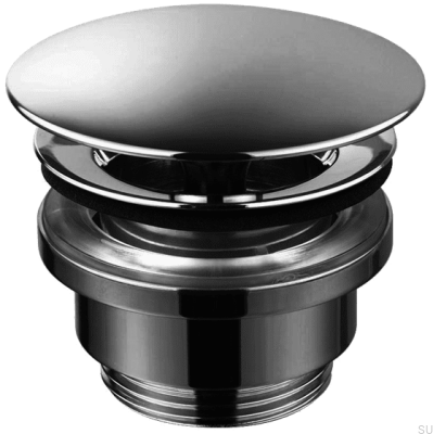 Tampão universal para lavatório 68400 Latão Preto Cromado
