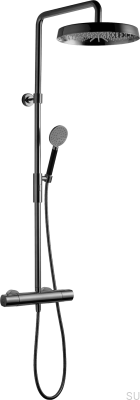 Conjunto de chuveiro em latão preto cromado ARM7200-150