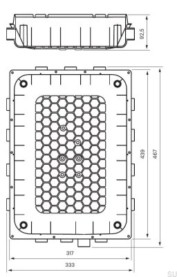 Caixa de montagem para torneira de chuveiro T BOX 2.0 268