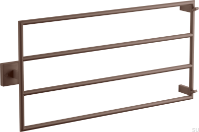 Radiador de banheiro TW400-800 Aço Marrom Escovado