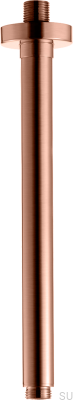 Braço de chuveiro FL271-300 Cobre escovado, sem pintura