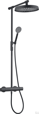 Conjunto de duche ARM300-150 Latão Preto Mate