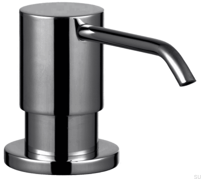 Dispensador de Sabonete BI228 Latão Preto Cromado