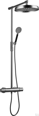 Conjunto de chuveiro de latão preto escovado ARM300-150