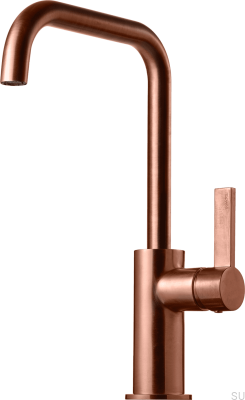 Torneira de cozinha ARM580, cobre escovado, sem pintura