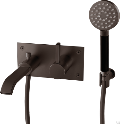 Torneira termostática para banheira de parede ARM036, latão marrom