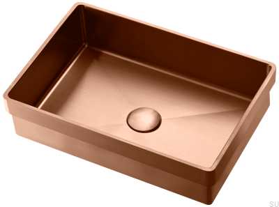 Lavatório embutido TA4328 Aço Cobre PVD