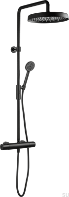 Conjunto de chuveiro ARM7200-150 Latão Preto Mate