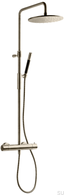 Conjunto de chuveiro TVM7200-150 latão níquel escovado