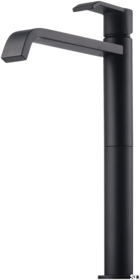 Torneira para lavatório alta VIC081 Matte Black Brass