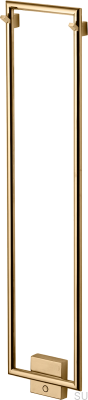 Radiador de banheiro TW800-200 Aço Latão PVD Polido