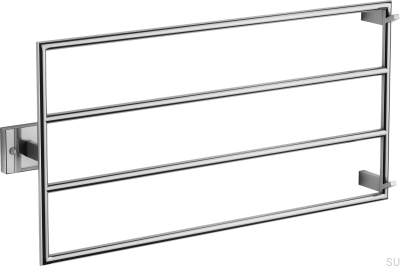 Radiador de banheiro TW400-800, aço cromado polido