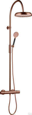Conjunto de chuveiro ARM5300-150 Cobre escovado sem pintura