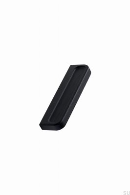 Puxador de móvel oblongo Plank 96 Madeira Carvalho Preto