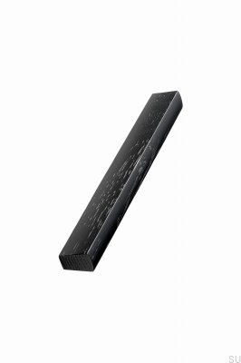 Puxador de móvel oblongo 1410 Trim 160 Madeira Preto Cinza