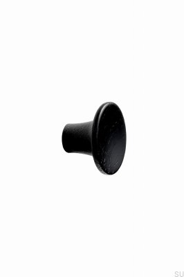 Botão para móveis Tuba 28 Madeira Cinza Preto