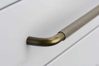 Puxador de móvel alongado Helix 320 Antique Bronze