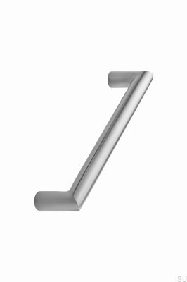 Puxador alongado para móveis Angle 224 H30 Prata Acetinado