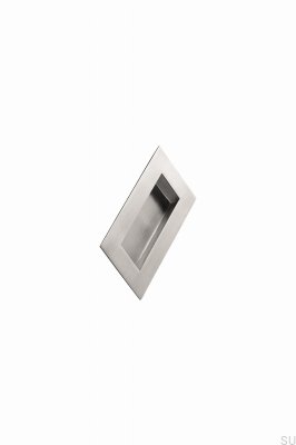 Puxador embutido para móvel Square 102 Prata Acetinado