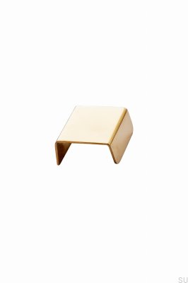 Puxador para móveis Patina 30 bordas, dourado, polido, sem verniz