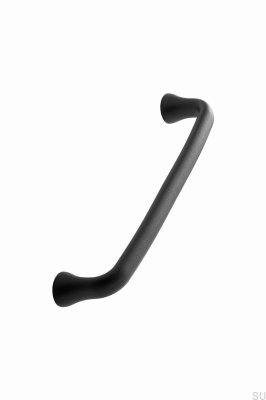 Puxador alongado para móveis Provence 160 Ferro Fundido Preto Mate