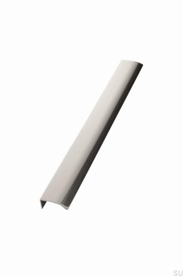Puxador para móveis Edge Straight 350 Alumínio cromado