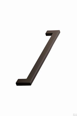 Puxador alongado para móveis Flat 192 Metal Castanho Escuro