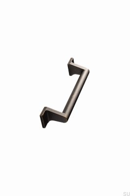 Puxador de móveis oblongo navio 128, metal, bronze antigo