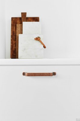 Puxador longo para móveis Rio 128, metal, cobre antigo