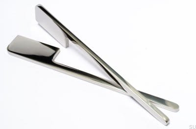 Puxador para móveis Soft Cut 300 Silver, Steel, Polido