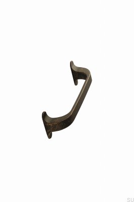 Puxador para móveis oblongo Locker 128, metal, bronze antigo