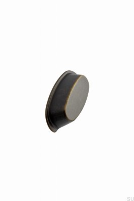 Puxador para móveis oblongo Pharma 64, metal, bronze antigo
