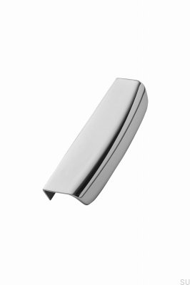 Wow 160 Metal Prata Cromado Borda Puxador de Móveis