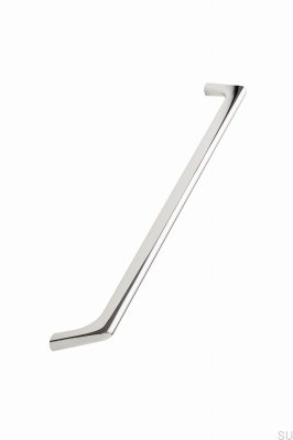 Vista 320 Metal Prata Cromado Puxador de Móveis Alongado