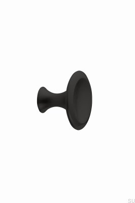 Botão para móveis Bell 42, Metal Preto Mate