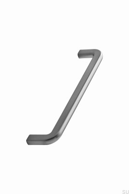 Puxador para móveis alongado compacto 160 Metal Antracite Escovado